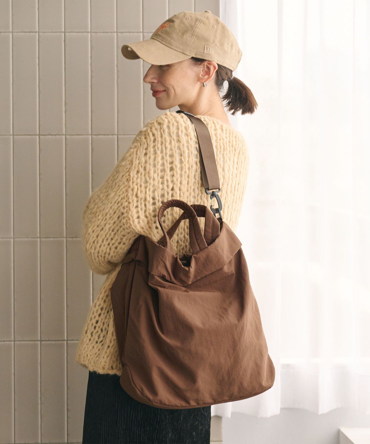 BEAUTY&YOUTH UNITED ARROWS パーテーション ビッグ トートバッグ -2WAY- ビューティー＆ユース　ユナイテッドアローズ バッグ トートバッグ ブラック【送料無料】のサムネイル