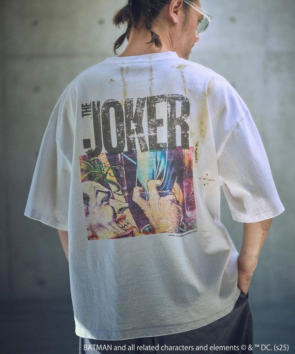 RATTLE TRAP ADAM PATEK THE JOKER comic T メンズ ビギ トップス カットソー・Tシャツ ホワイト【送料無料】