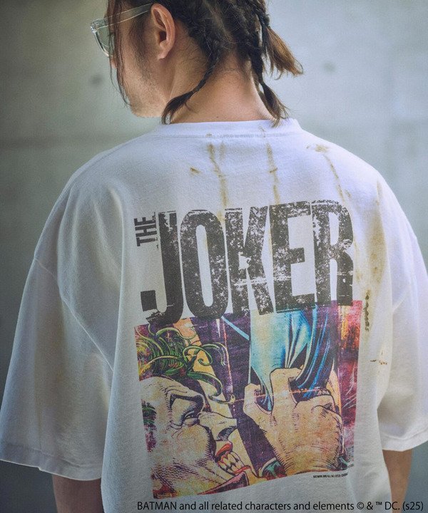 RATTLE TRAP ADAM PATEK THE JOKER comic T メンズ ビギ トップス カットソー・Tシャツ ホワイト【送料無料】