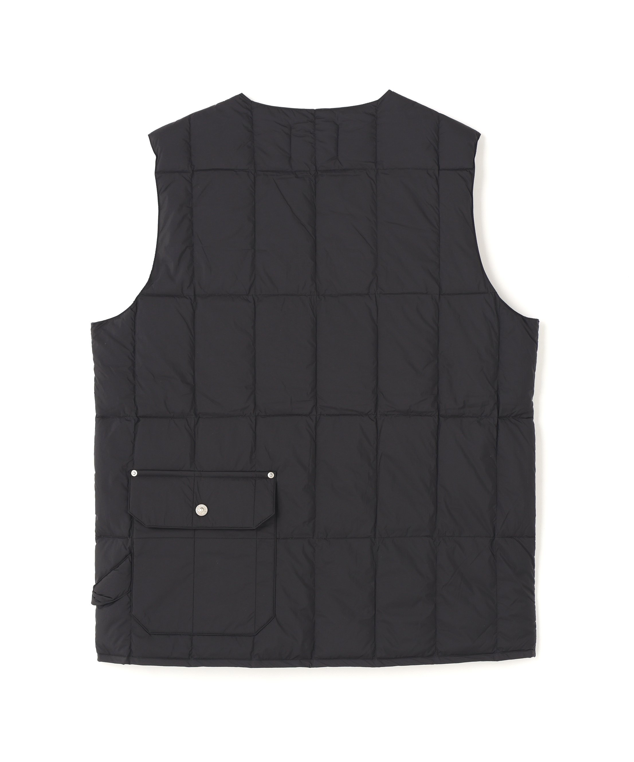 LHP TAION/タイオン/WORK V NECK DOWN VEST エルエイチピー トップス ベスト・ジレ ブラック【送料無料】