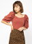 【SALE/25%OFF】CECIL McBEE パワショルリブカットソー セシルマクビー カットソー カットソーその他 ブラウン ブラック
