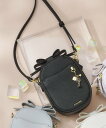 & chouette 《推し事バッグ》クリアポケット付きぬいぐるみチャームポーチショルダーバッグ アンドシュエット バッグ ショルダーバッグ パープル ブルー ホワイト ブラック【送料無料】(4)