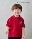 【SALE/20%OFF】petit main 【MLB】ポロシャツ ナルミヤオンライン トップス ポロシャツ ベージュ ネイビー ブルー