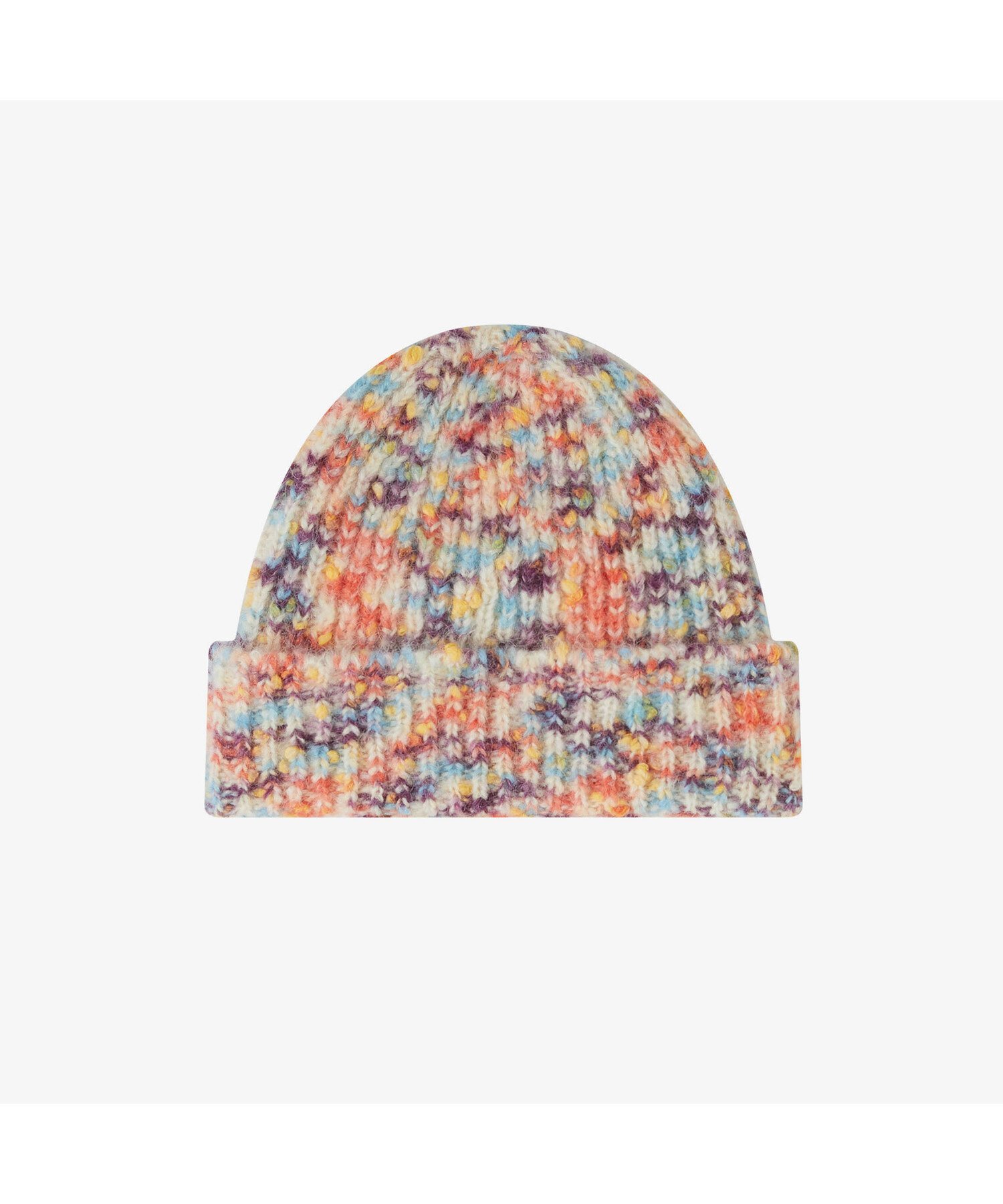A.P.C. Happy ニットキャップ アー・ぺー・セー 帽子 ニット帽・ビーニー グレー レッド【送料無料】