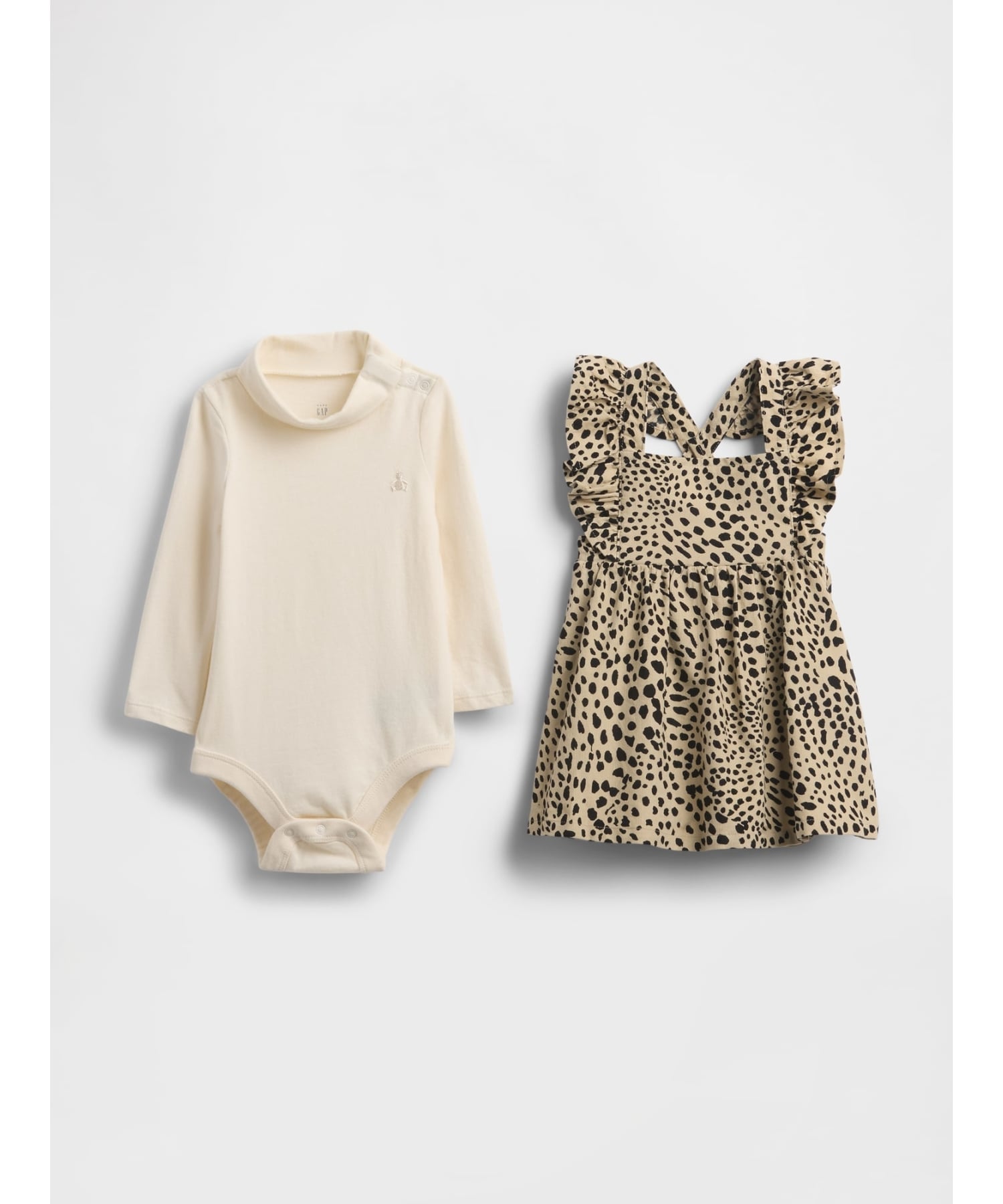 【SALE／40%OFF】GAP (K)コーデュロイ サロペットスカート コーデセット(ベビー) ギャップ マタニティウェア・ベビー用品 ロンパース・カバーオール ベージュ【送料無料】