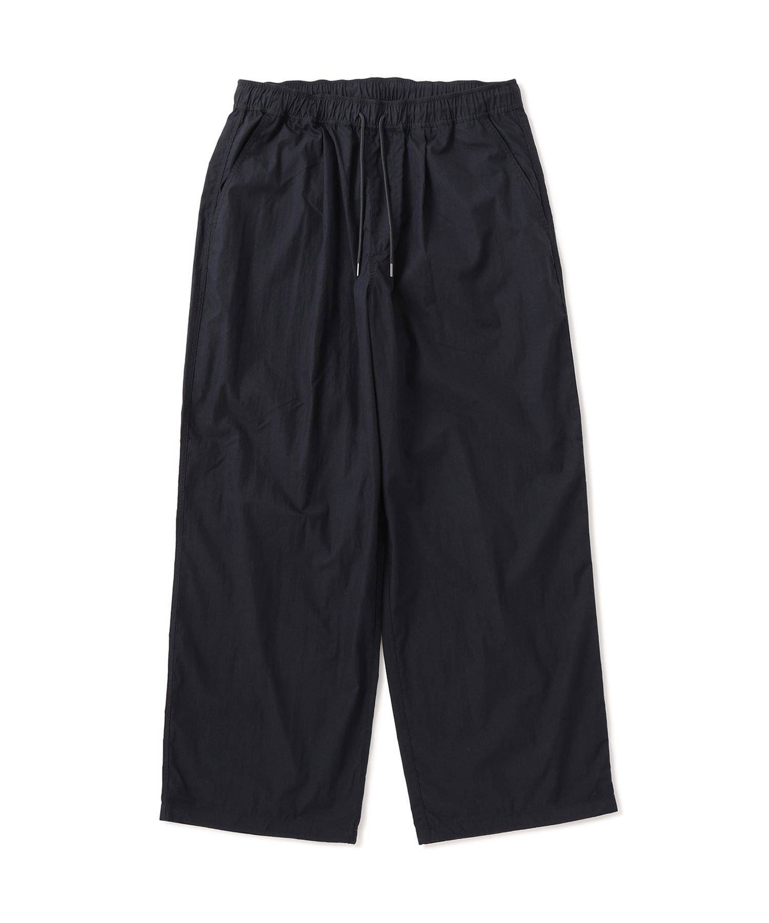 LE CERCLE par rope' HOMME コットンナイロンワイドイージーパンツ/セットアップ対応 ジュン スタンダード ピックス パンツ その他のパンツ ホワイト ネイビー【送料無料】
