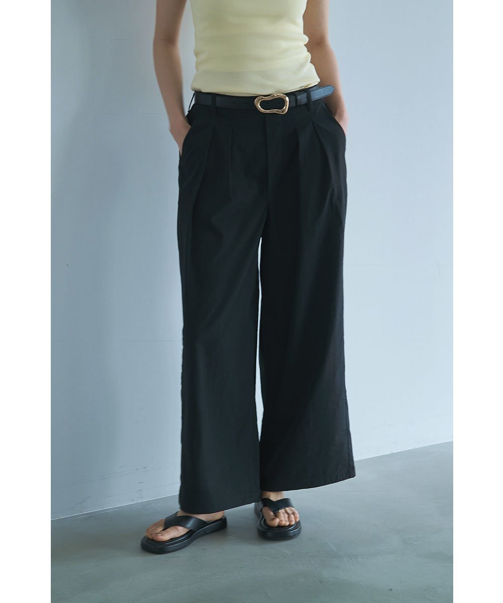 marjour STRETCH WIDE PANTS マージュール パンツ その他のパンツ ブラック