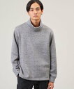 タケオキクチ 服 メンズ 【SALE／44%OFF】TAKEO KIKUCHI 【Sサイズ~】セーターフリース オフタートルネック カットソー タケオキクチ トップス カットソー・Tシャツ グレー ブラック ネイビー【送料無料】