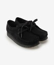 Bshop Clarks | WALLABEE BLACK WOMEN ビショップ シューズ・靴 レースアップ・ドレスシューズ ブラック【送料無料】
