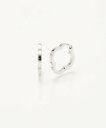 Phoebe 【金属アレルギー対応】フラワーワンタッチフープピアス/サージカルステンレス ジュエルアディクト アクセサリー・腕時計 ピアス シルバー