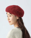BEAMS HEART WOMEN シープ ベレー帽 ビームス ハート 帽子 キャップ ホワイト ブラック