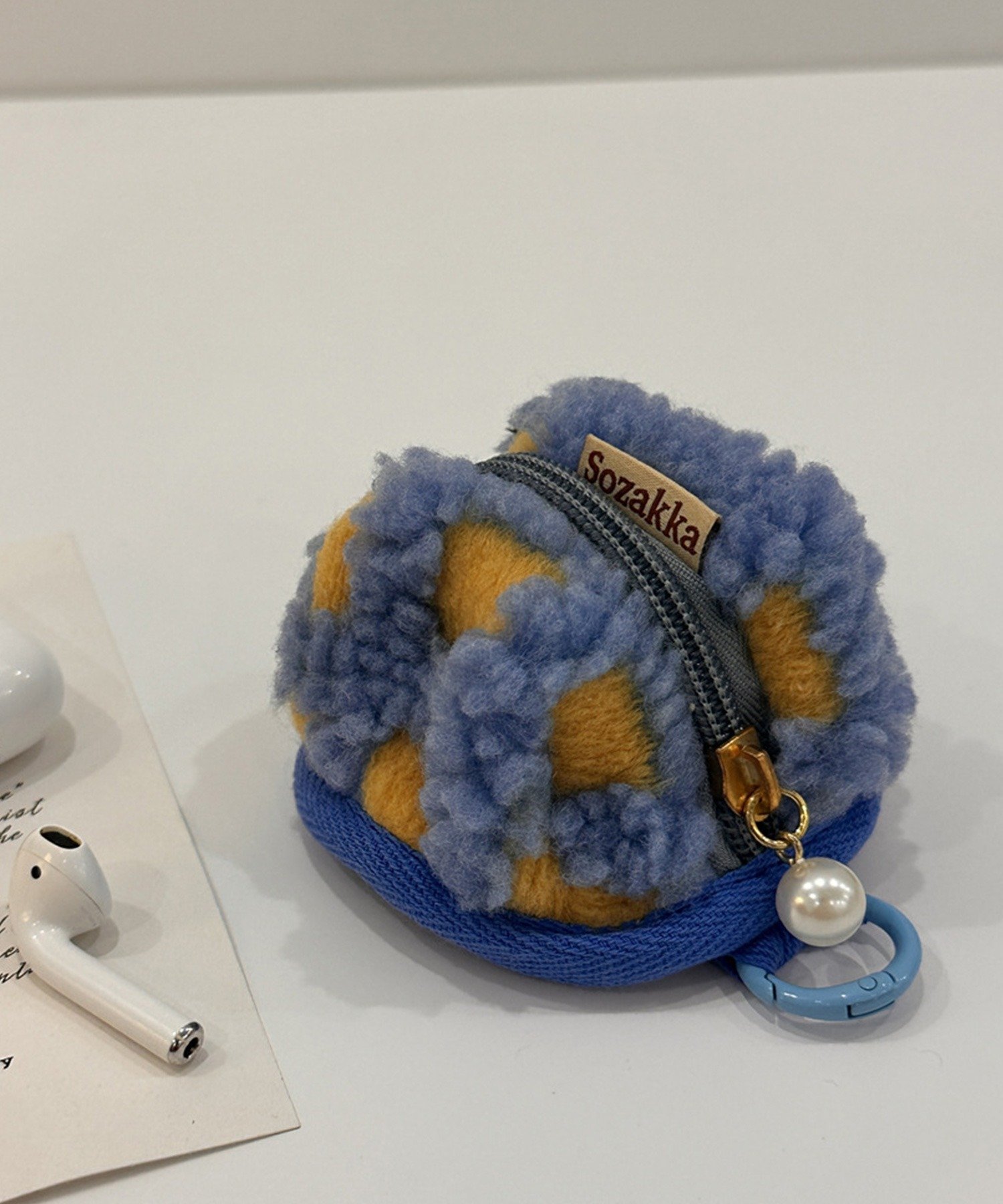 【SALE/10%OFF】aimoha - select - aimoha -select-/ボアミニケース エアポッズポーチ アイモハ スマホグッズ・オーディ...