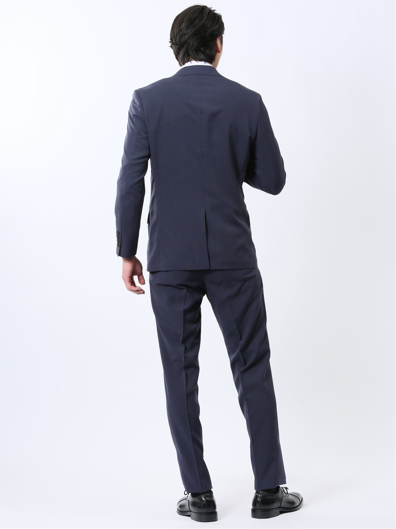 【SALE／40%OFF】TAKA-Q ストレッチウォッシャブル レギュラーフィット 2ボタン2ピーススーツ 組織青 【25SS】 メンズ セットアップ ジャケット ビジネス カジュアル 通勤 仕事 タカキュー スーツ・フォーマル セットアップスーツ ブルー【送料無料】