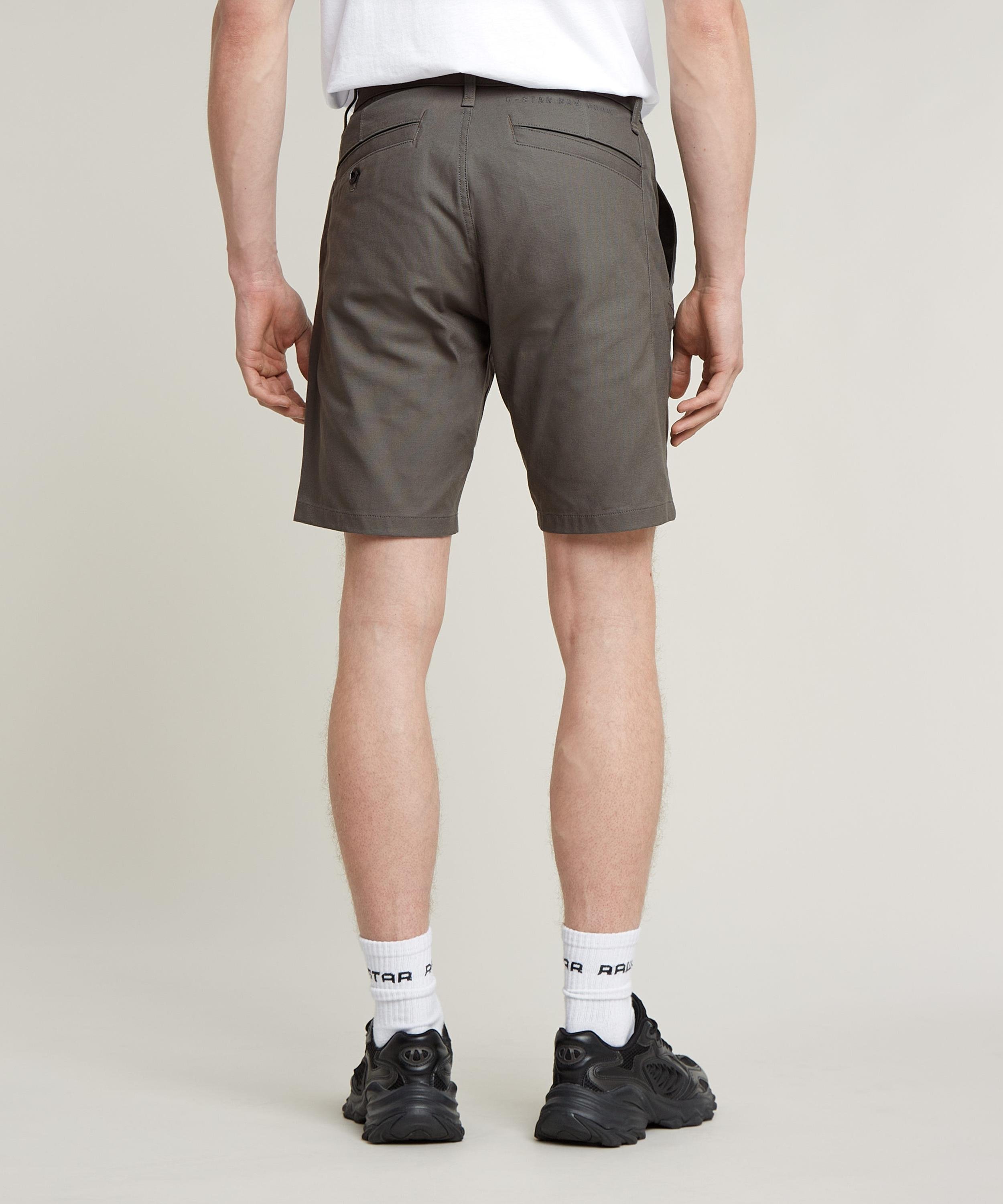 【公式ショップ】BRONSON 2.0 SLIM CHINO SHORT/ベーシックデザインスリムチノショートパンツ ジースターロゥ パンツ チノパンツ グレー