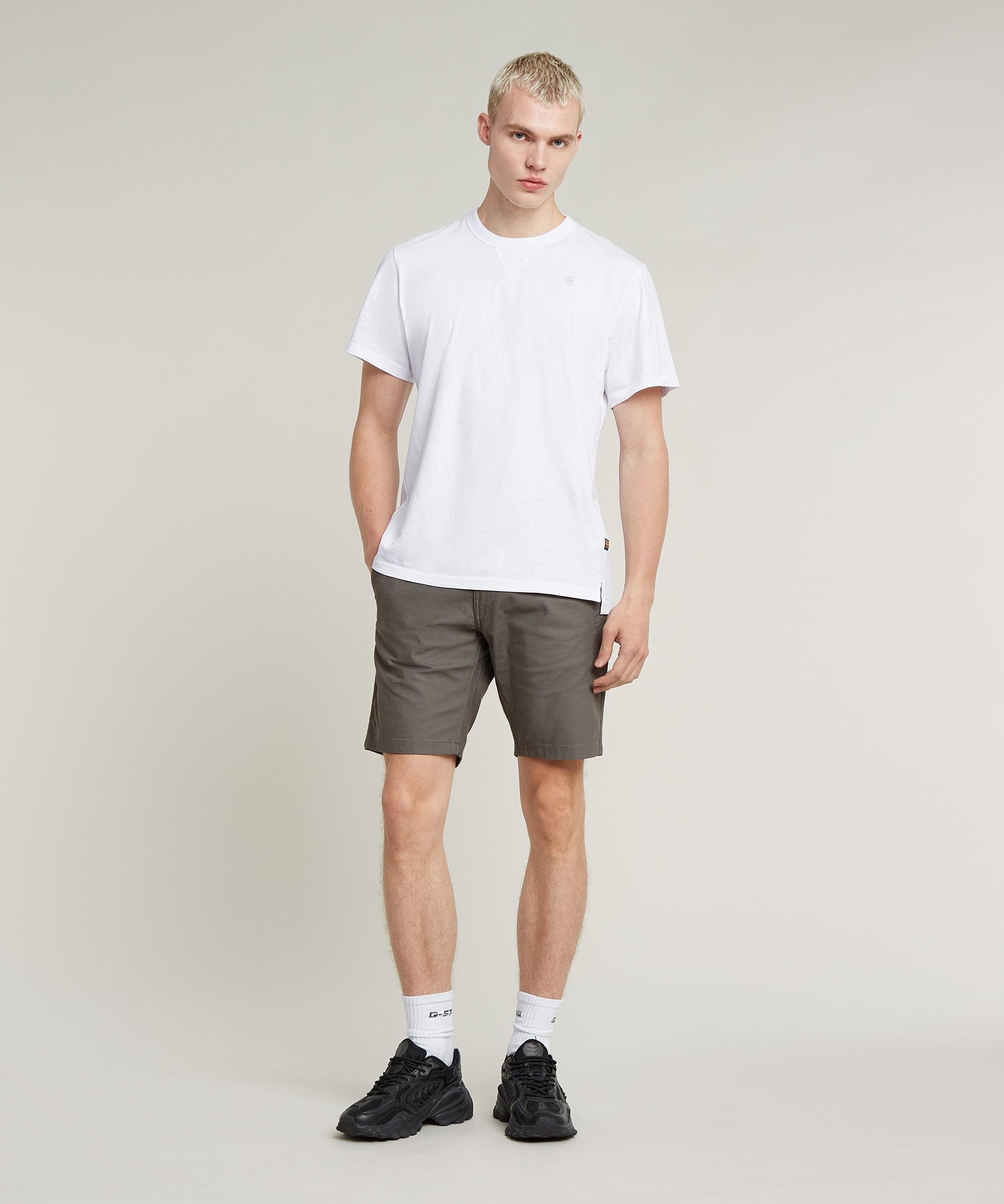 【公式ショップ】BRONSON 2.0 SLIM CHINO SHORT/ベーシックデザインスリムチノショートパンツ ジースターロゥ パンツ チノパンツ グレー