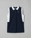 UNITED ARROWS GOLF ウィメンズ カノコ ノースリーブ ポロシャツー吸水速乾・UV・横ストレッチー ユナイテッドアローズ スポーツ・アウトドア用品 ゴルフグッズ ホワイト ネイビー【送料無料】(4)