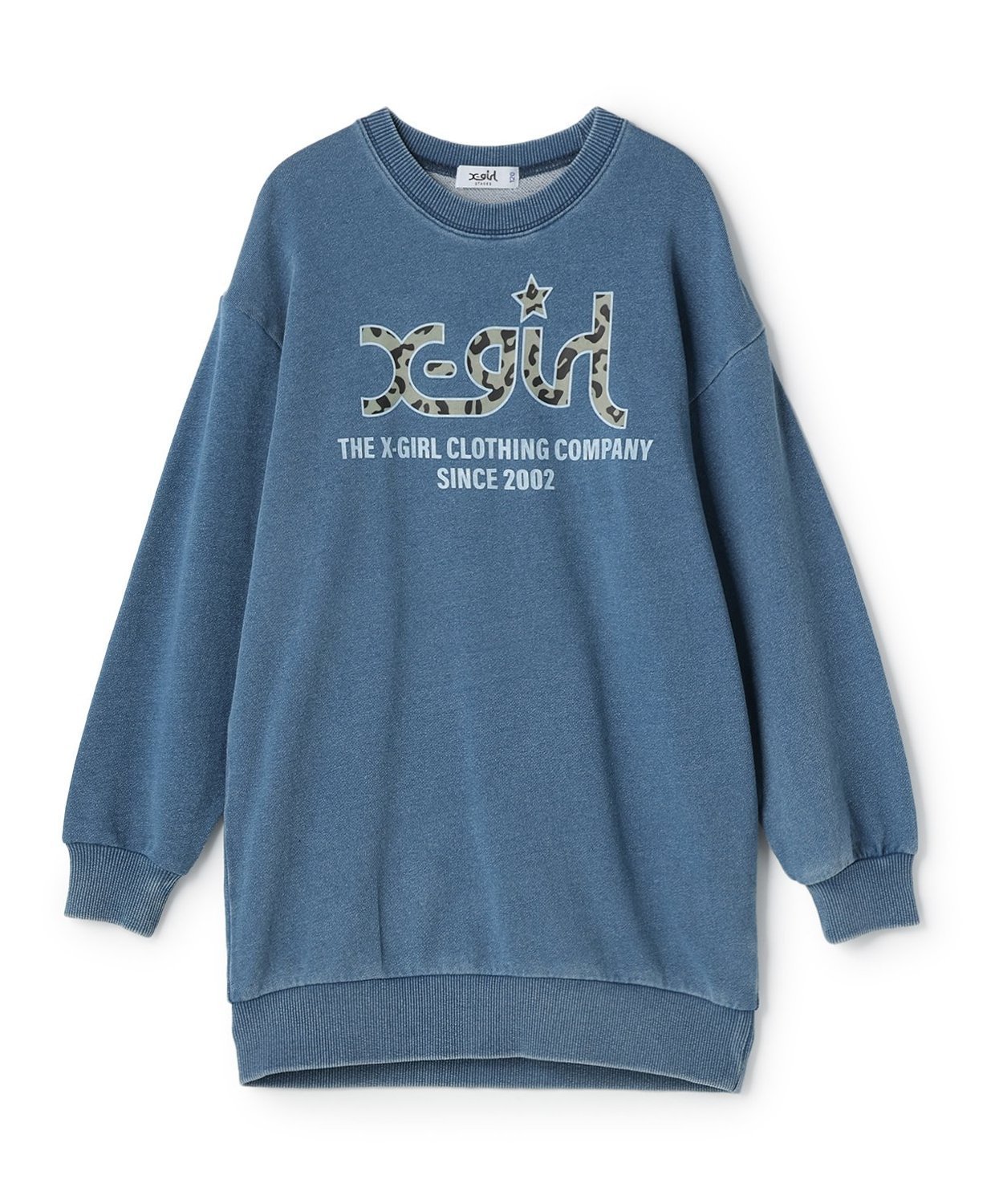 X-girl Stages 【限定福袋】デニム裏毛ワンピース ナルミヤオンライン ワンピース・ドレス ワンピース ブルー【送料無料】のサムネイル