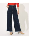 AZUL by moussy FRINGE DENIM WIDE アズールバイマウジー パンツ/ジーンズ【送料無料】
