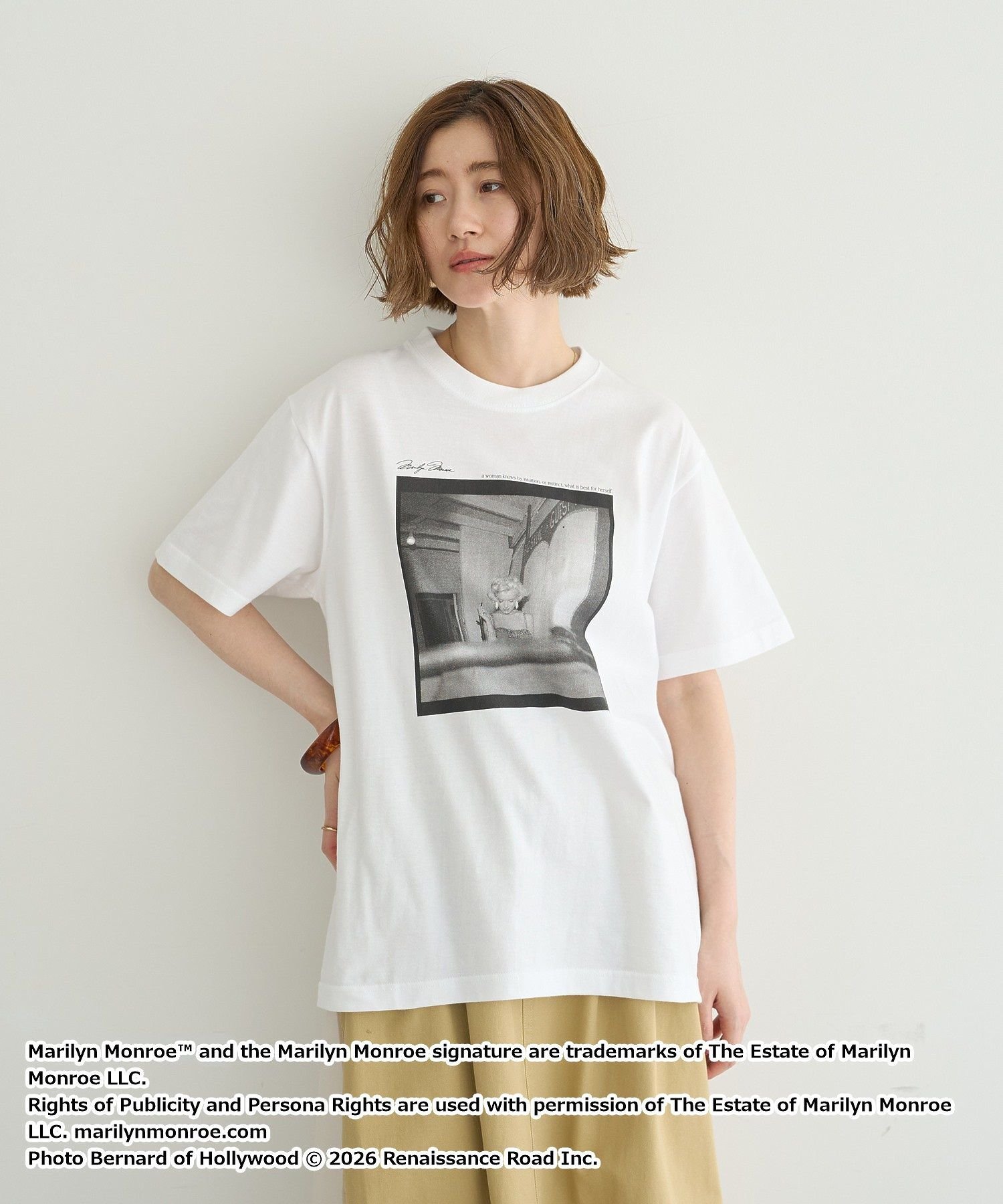 YECCA VECCA 【GOOD ROCK SPEED】MRMフォトTee1 イェッカヴェッカ トップス カットソー・Tシャツ ホワイト