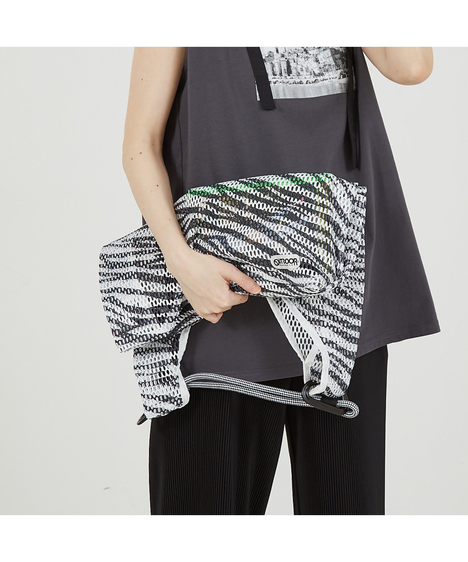 abahouse mavie 【OUTDOOR】アニマルメッシュショッパー アバハウス マヴィ バッグ ショルダーバッグ【送料無料】