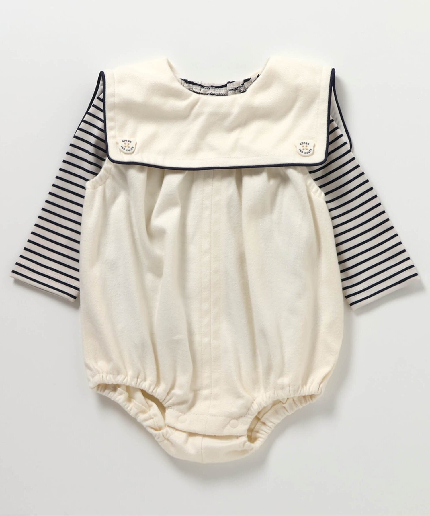 apres les cours セーラー衿サロペット+インナーセット エフオーオンラインストア マタニティウェア・..