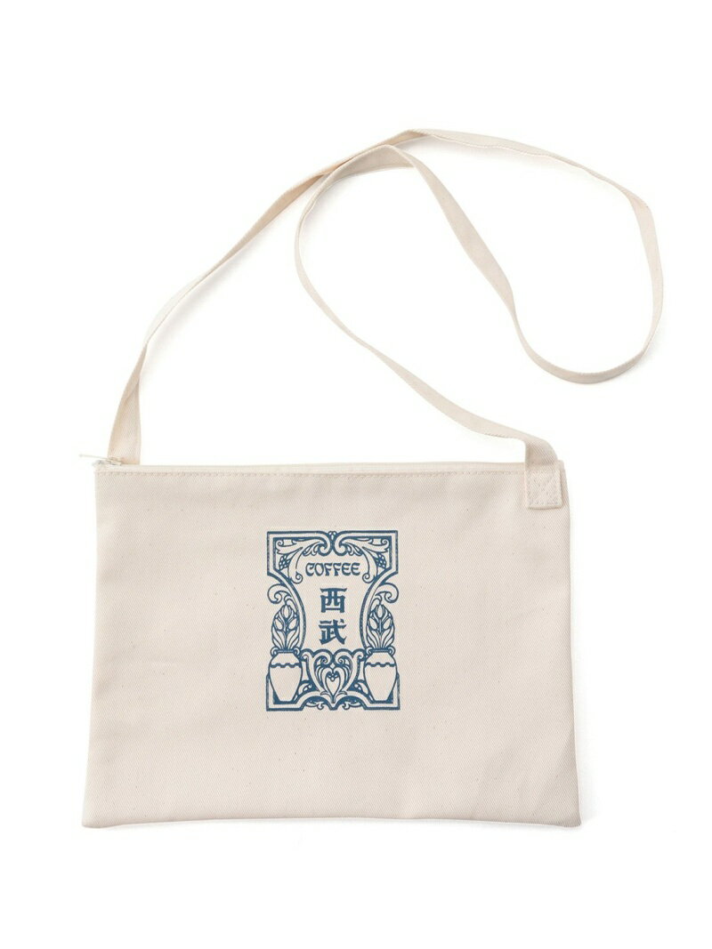 【SALE／60%OFF】SALON adam et rope' 【巡る純喫茶】サコッシュ(珈琲西武) サロン アダム エ ロペ バッグ ボディバッグ・ウエストポーチ ネイビー