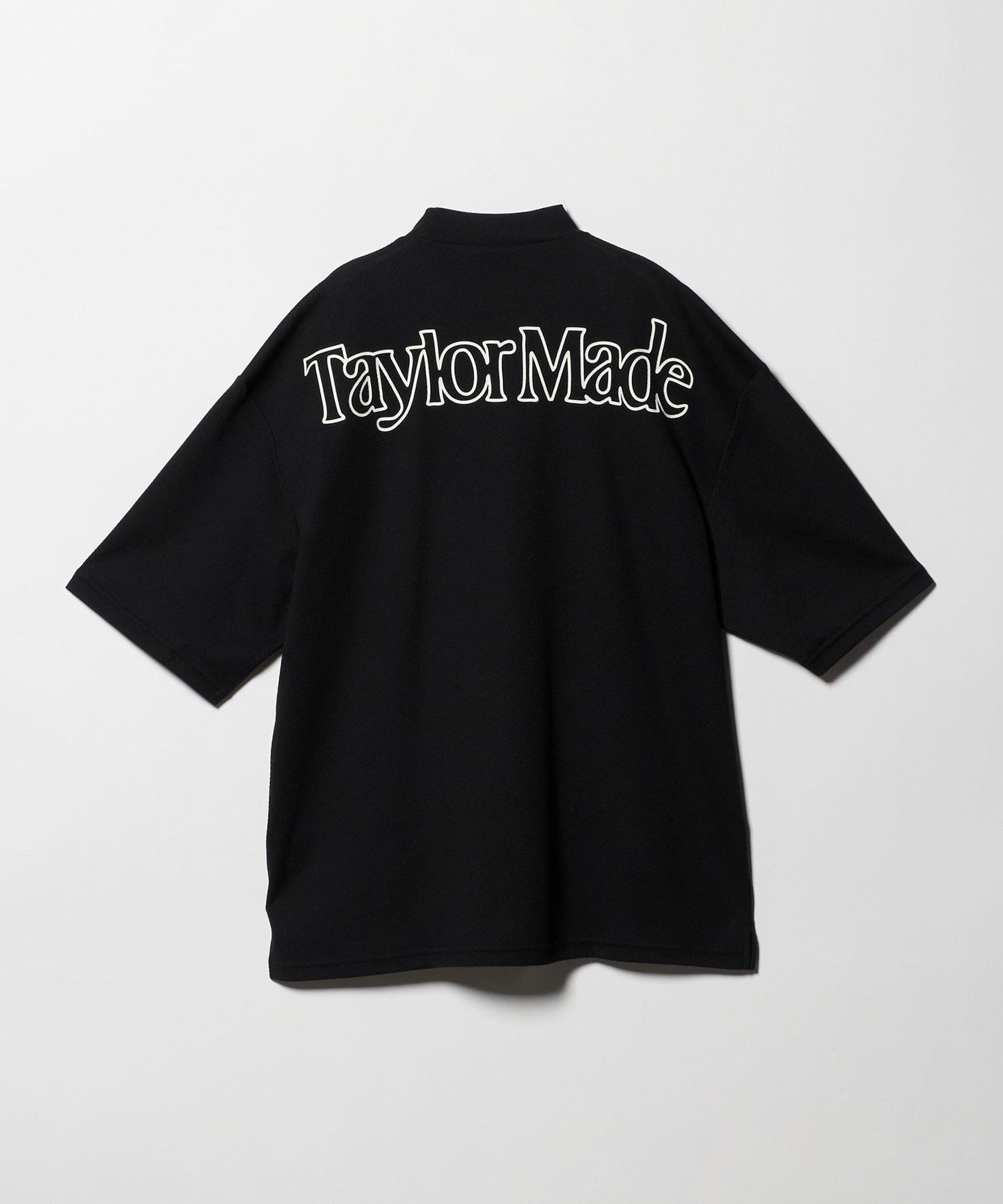 UNITED ARROWS GOLF ＜TaylorMade＞HERITAGE-90 COLLECTION ユニセックス クラシックロゴ モックネック/ストレッチ UV 吸水速乾 ユナイテッドアローズ トップス カットソー・Tシャツ ブラック ホワイト【送料無料】