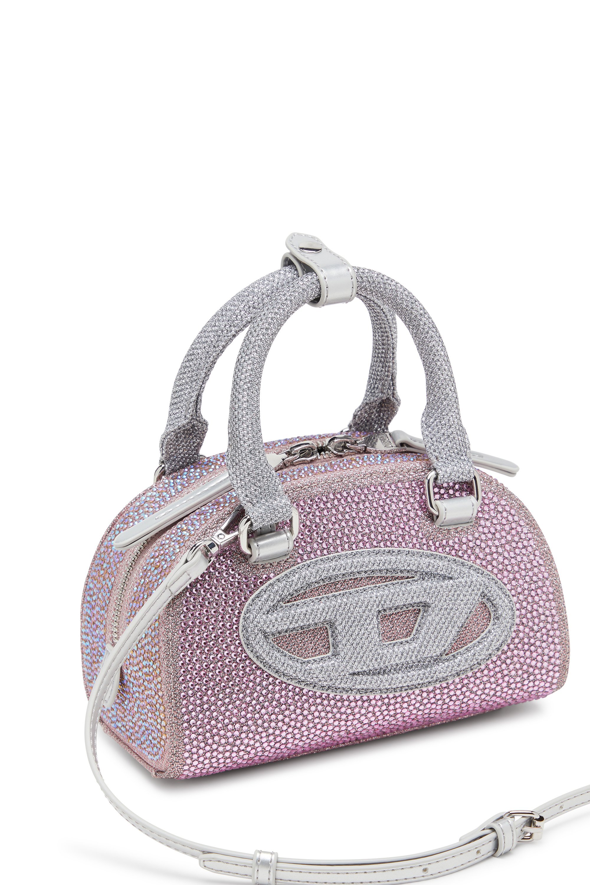 ウィメンズ クロスボディバッグ 1DR DOME CROSSBODY ディーゼル バッグ ショルダーバッグ ピンク