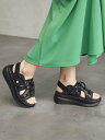 【SALE/30%OFF】noyau noyau/プラットフォームメッシュサンダル モード・エ・ジャコモ×イング シューズ・靴 サンダル ベージュ ホワイト ブ...
