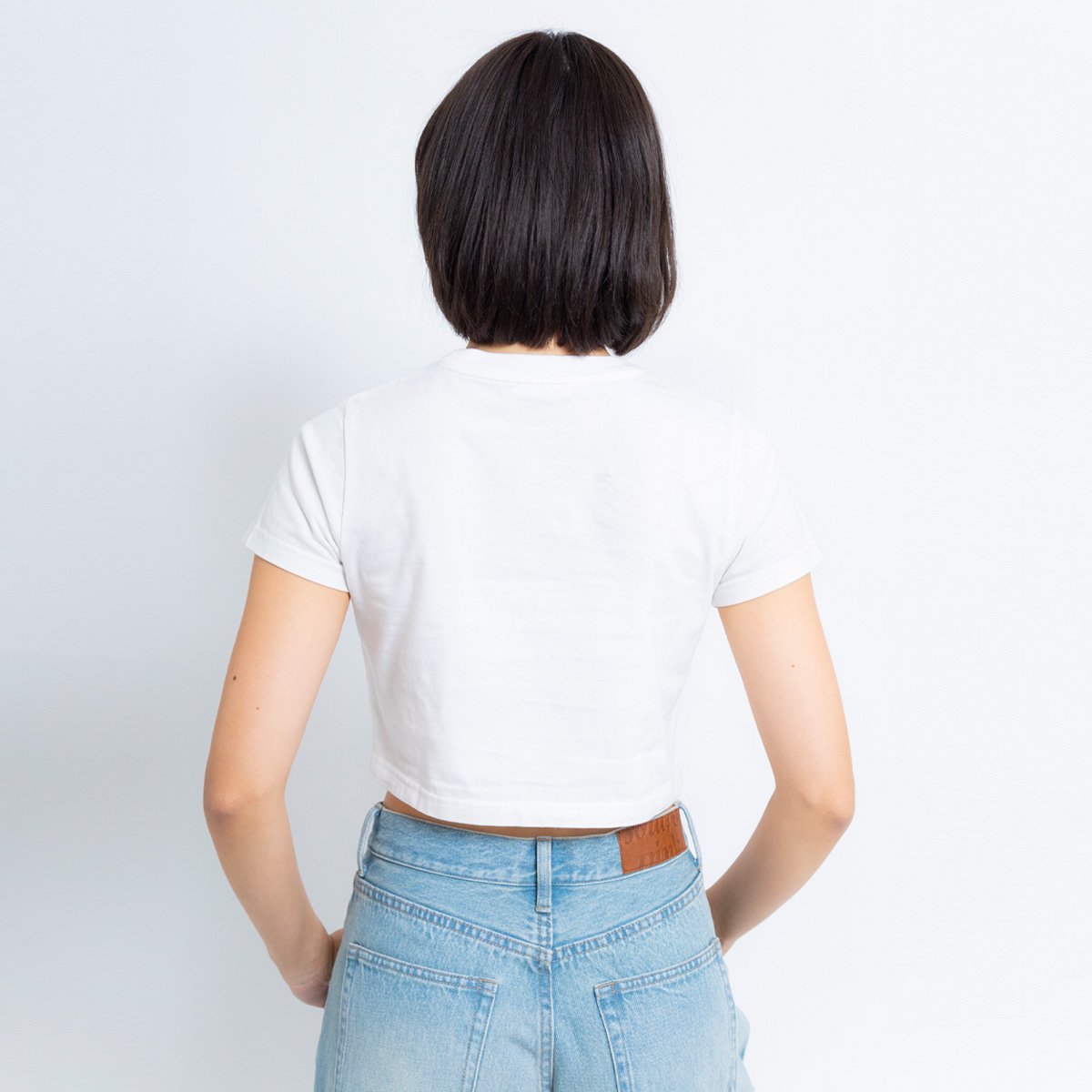 atmos pink atmos pink エンブロイダリー ロゴ ショートTシャツ WHITE アトモス トップス カットソー・Tシャツ ホワイト