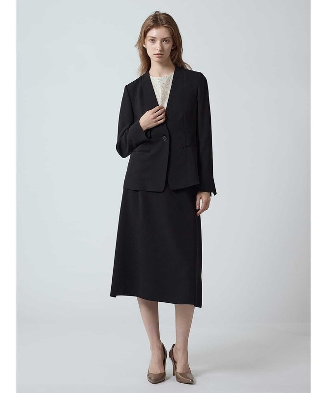【SALE／30%OFF】Aquascutum WOMEN 【セットアップ対応】トリアセストレッチスカート アクアスキュータム スカート その他のスカート ベージュ ブラック【送料無料】