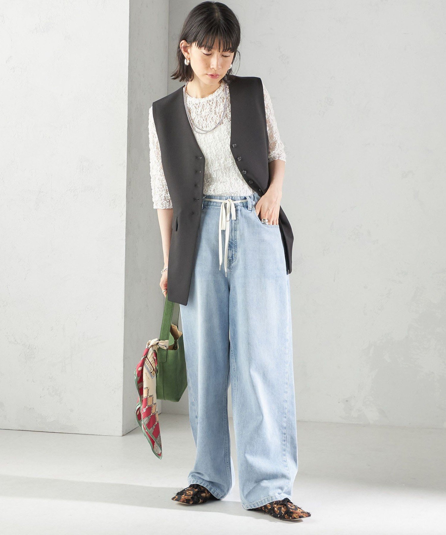 【SALE／40%OFF】SHIPS WOMEN ＜手洗い可能＞ハイカウント ダブルクロス ジレ シップス トップス ベスト・ジレ ブラウン ブラック【送料無料】