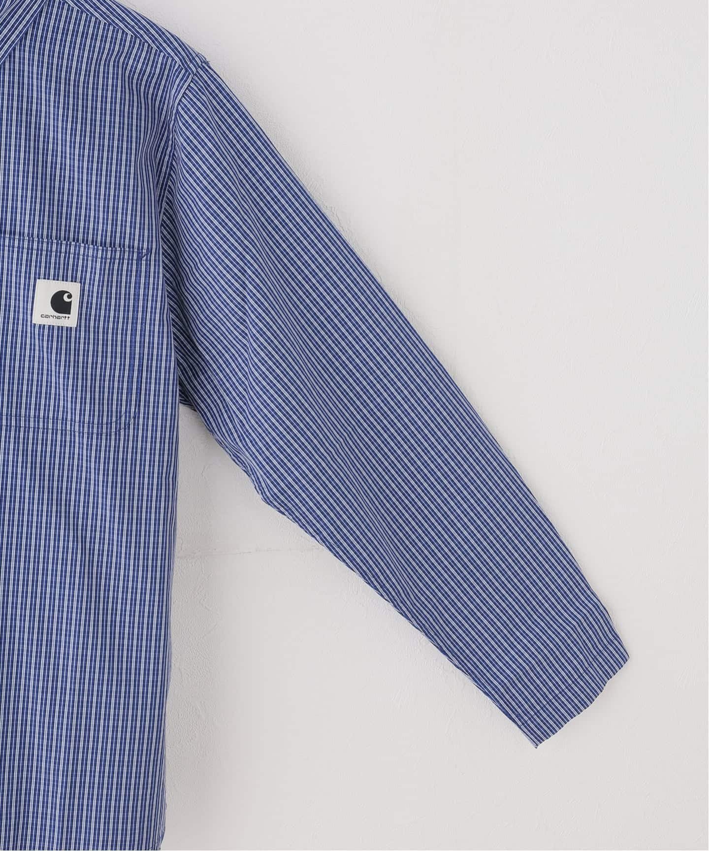 JOINT WORKS CARHARTT WIP / カーハート ダブリューアイピー W' L/S GROFF SHIRT ジョイントワークス トップス シャツ・ブラウス ネイビー【送料無料】