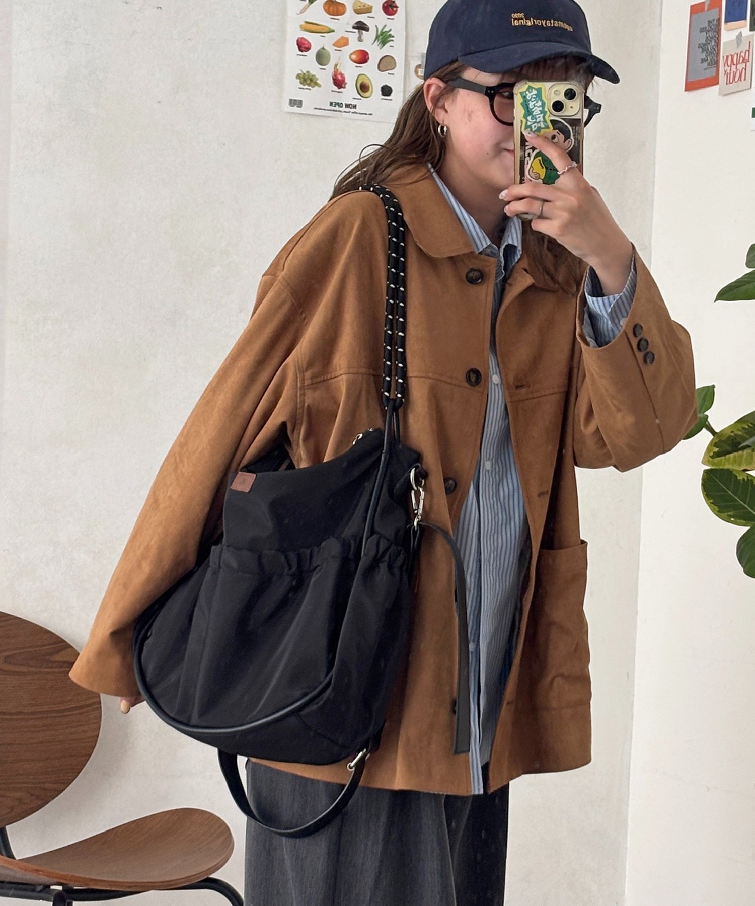 CPCM 【FUKA's企画】2WAY撥水ナイロンショルダーバッグ シーピーシーエム バッグ トートバッグ ブラック【送料無料】