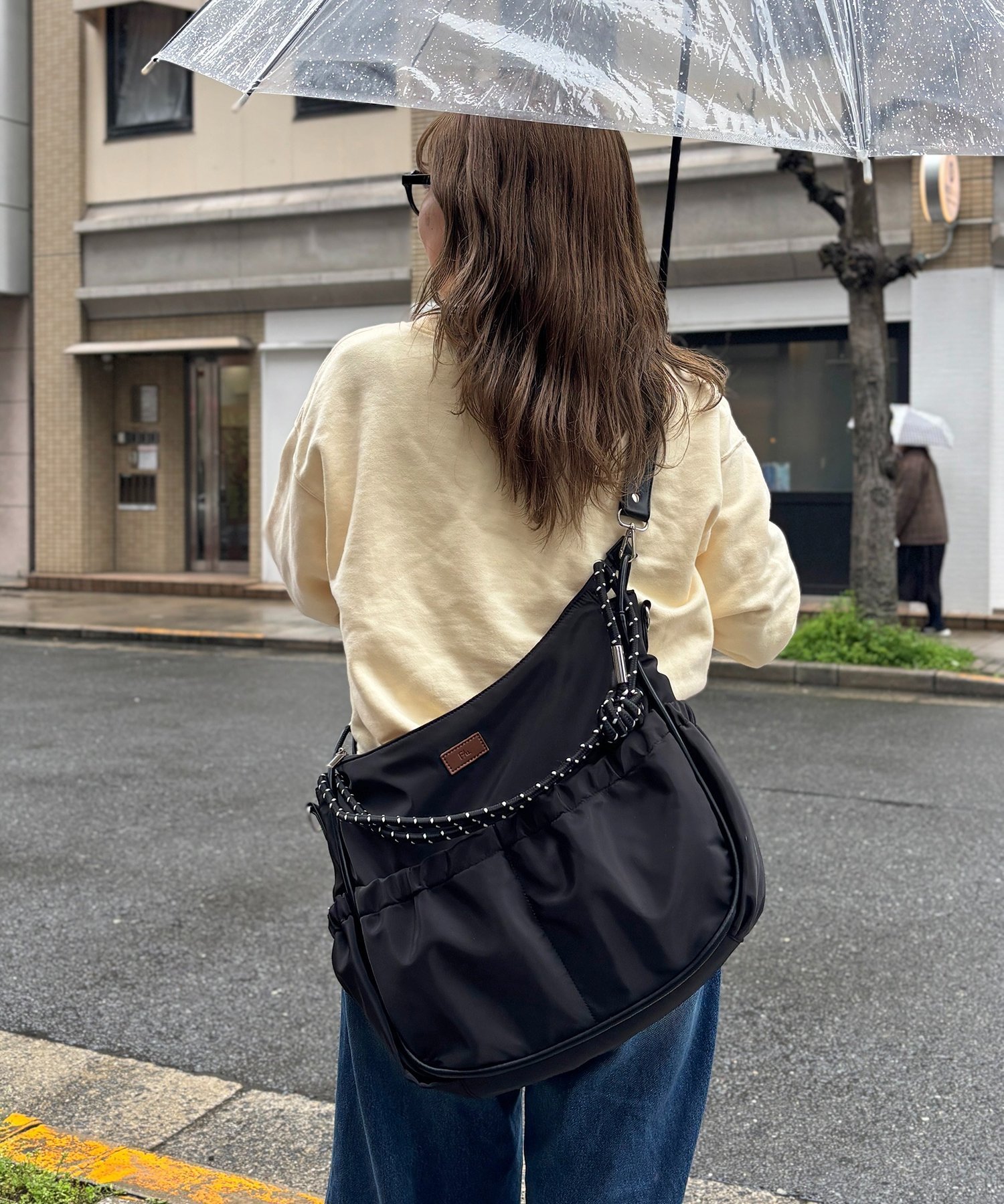 CPCM 【FUKA's企画】2WAY撥水ナイロンショルダーバッグ シーピーシーエム バッグ トートバッグ ブラック【送料無料】