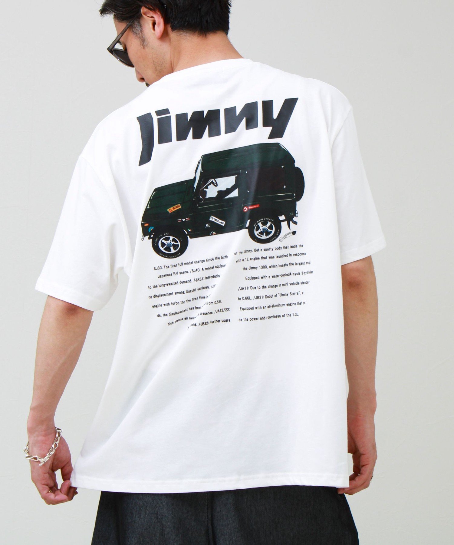 GLOSTER 【別注/実績アイテム】Suzuki Jimny プリントTシャツ フレディ アンド グロスター トップス カットソー・Tシャツ グレー ブラック ホワイト ネイビー【送料無料】