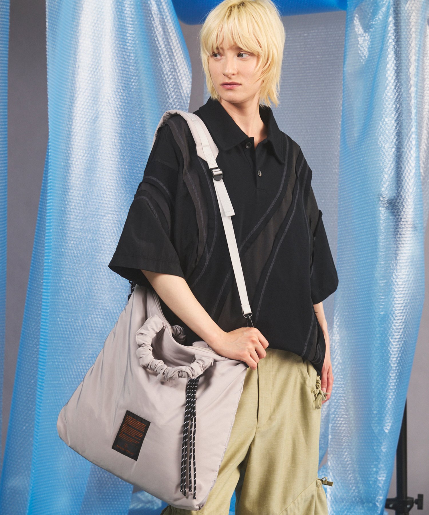 MAISON SPECIAL 【THEATRE PRODUCTS】Collaboration Multiway Puffer Tote Bag メゾンスペシャル バッグ ショルダーバッグ ブラック