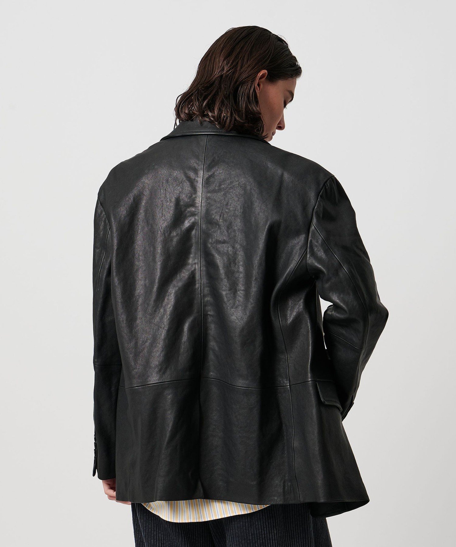 【SALE／30%OFF】BEAUTY&YOUTH UNITED ARROWS ＜H＞シープレザー テーラードジャケット ユナイテッドアローズ アウトレット ジャケット・アウター その他のジャケット・アウター ブラック【送料無料】 stylife-15706682 Rakuten Fashion サンプル画像3