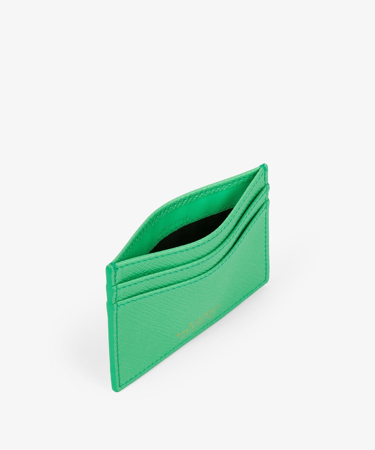 Flat Card Holder in Panama スマイソン 財布・ポーチ・ケース 名刺入れ・カードケース