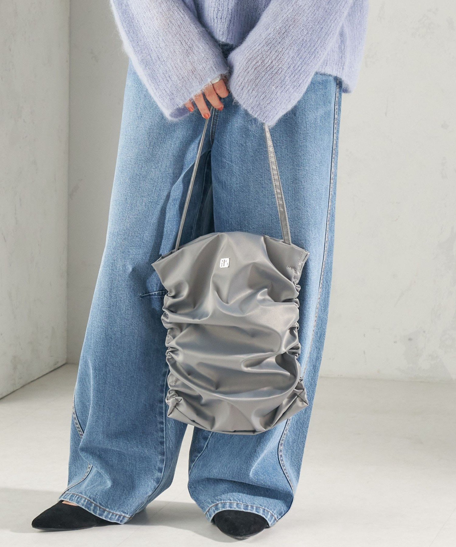 SHIPS WOMEN 《予約》IRIS47: modular bag シップス バッグ ボディバッグ・ウエストポーチ ブラック【送料無料】