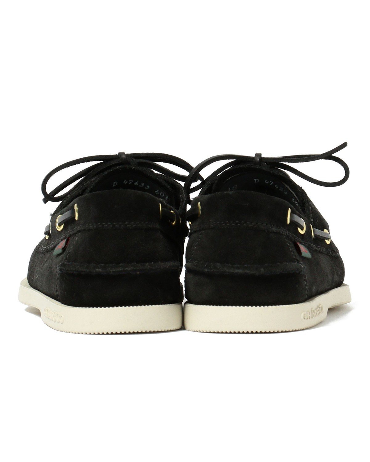 Kiltie Boater 51-32-0115-232: Black Suede