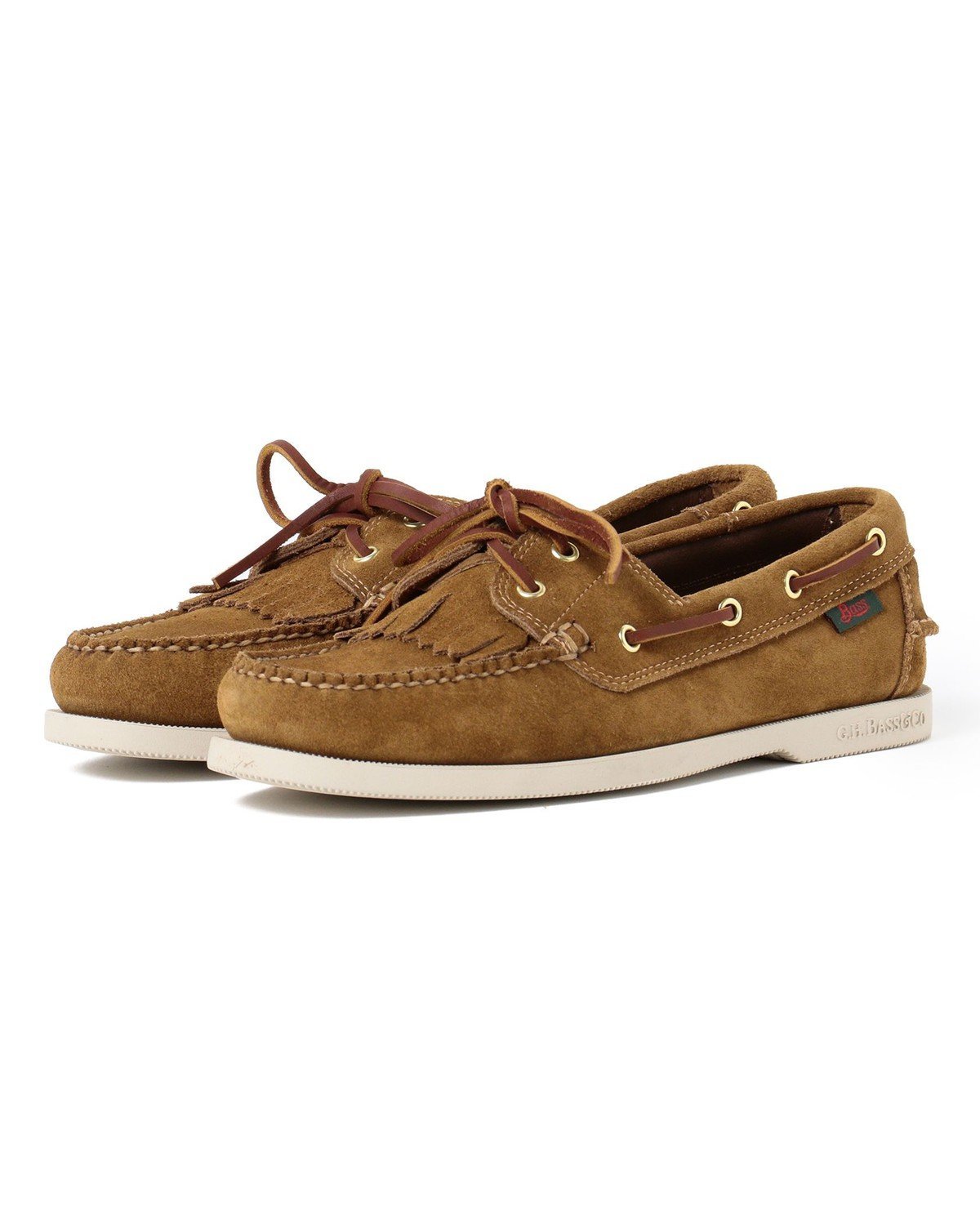Kiltie Boater 51-32-0115-232: Brown Suede