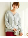 【SALE/55%OFF】le.coeur blanc 2WAYニットカーディガン ルクールブラン ニット 長袖ニット グレー ホワイト パープル【送料無料】