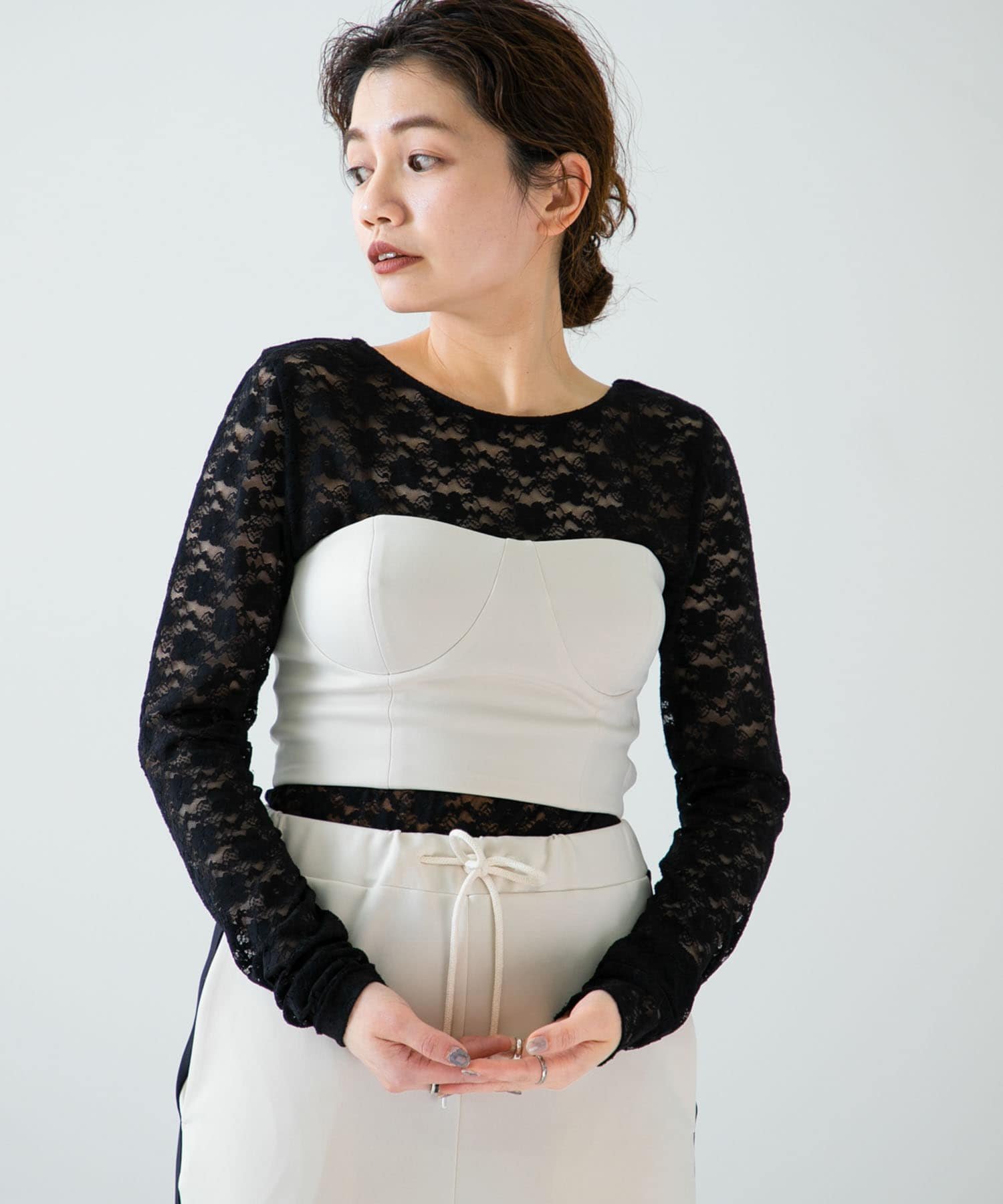【SALE／60%OFF】URBAN RESEARCH ambiguous Stretch Bustier アーバンリサーチ トップス ベアトップ ホ..
