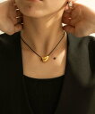 SMELLY so' plump cord necklace スメリー アクセサリー・腕時計 ネックレス ゴールド【送料無料】(4)