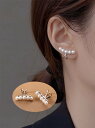 【SALE/33%OFF】Coo+i パールイヤーカフ スレンダー アクセサリー・腕時計 イヤリング・イヤーカフ シルバー(4)