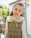 【SALE/40%OFF】組曲 KIDS 【Fサイズ】ファー ティペット クミキョク ファッション雑貨 マフラー・ストール・ネックウォーマー ホワイト グレー