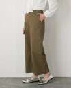 【SALE/75%OFF】LOURMARIN コットンストレッチパンツ/ストレッチデニムパンツ メルローズクレール パンツ その他のパンツ カーキグリーン ブラ...