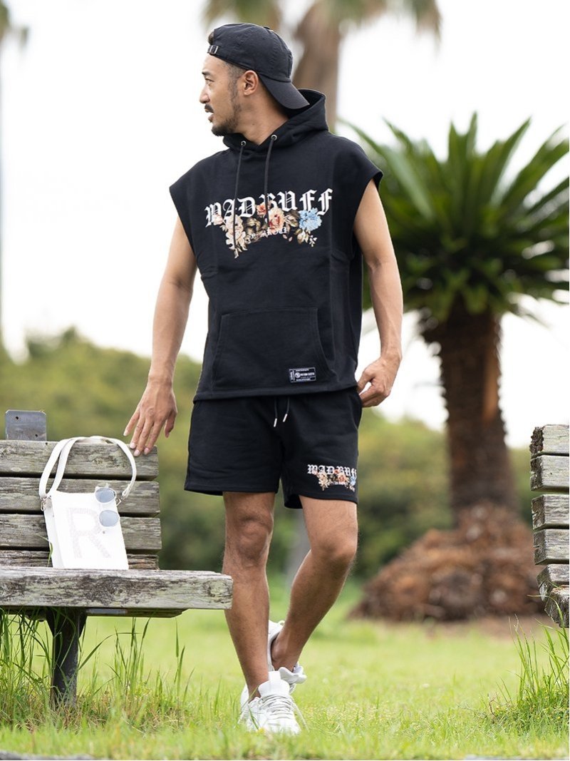 WHIM ROTH WhimROTH/(M)W/R MAD S/PT アダムスジャグラー パンツ ジャージ・スウェットパンツ ブラック グレー【送料無料】