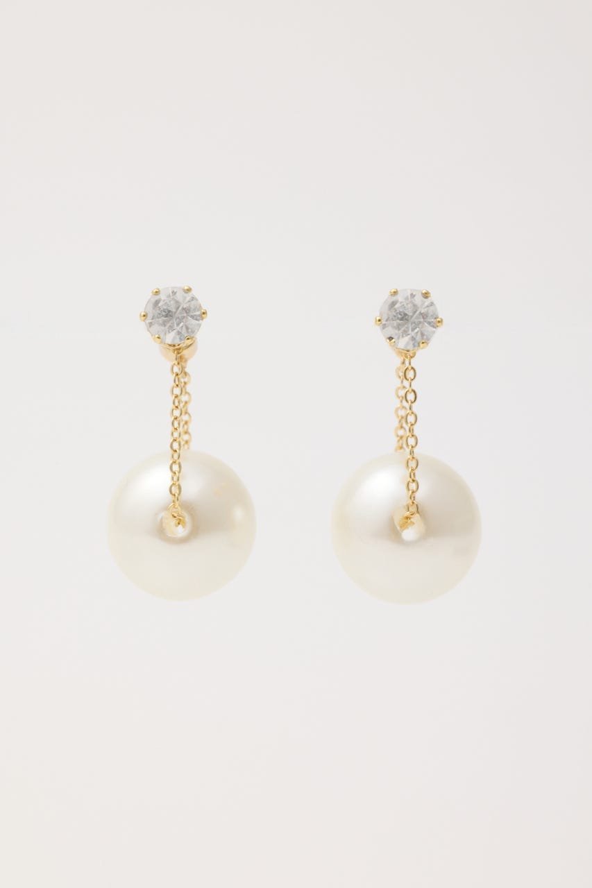 rienda フェイクパールハンギングピアス リエンダ アクセサリー・腕時計 その他のアクセサリー・腕時計